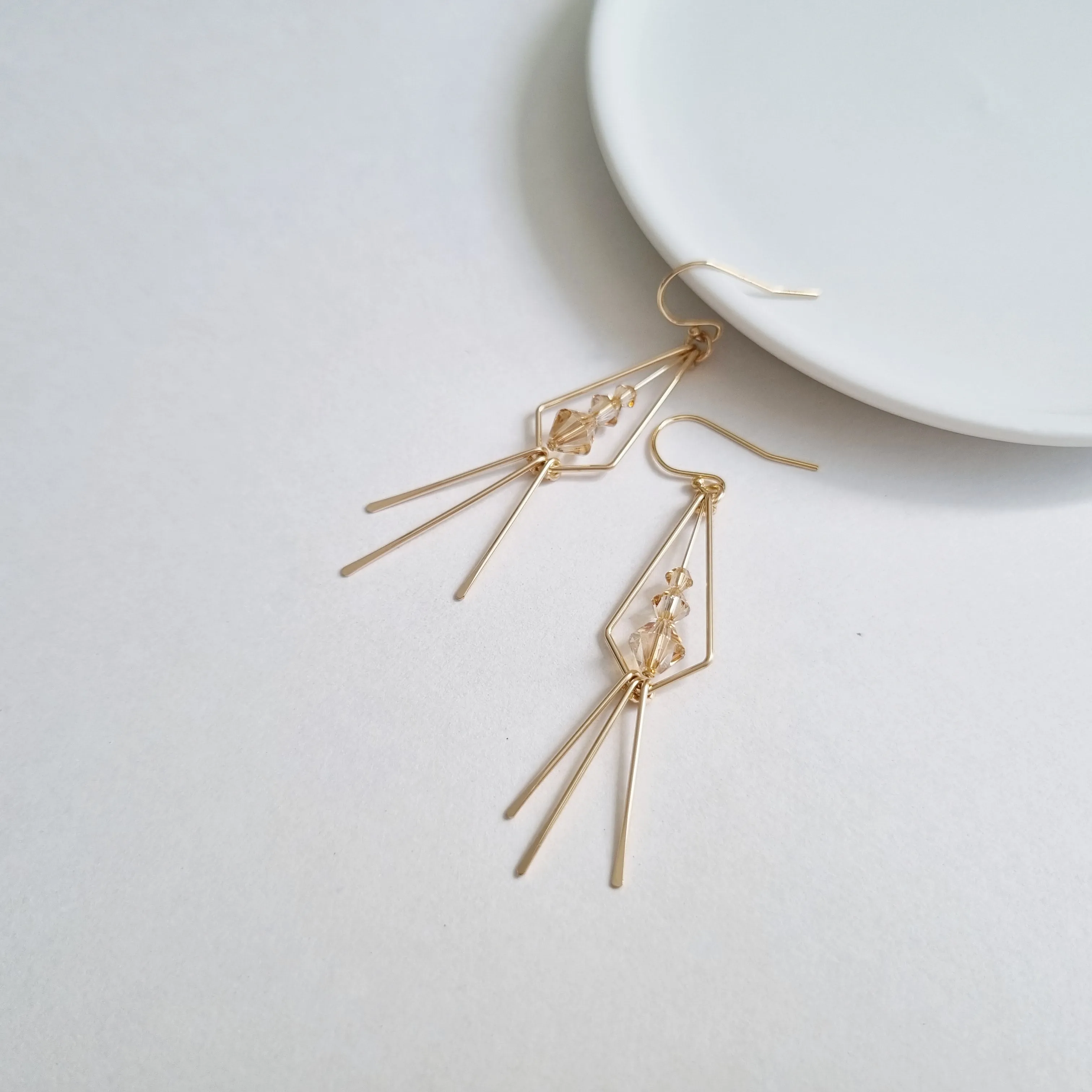 Cyra Earrings / Austrian Crystal