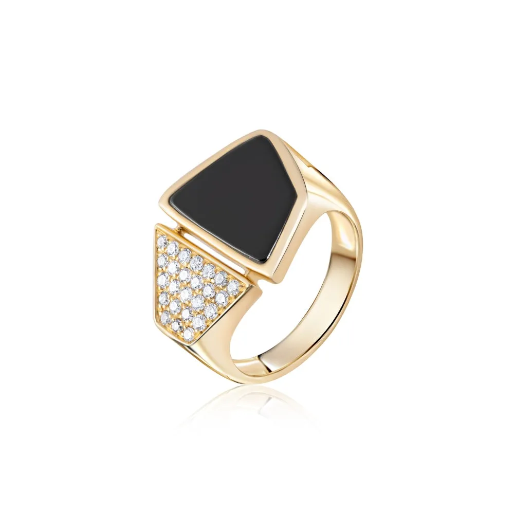 Diamond Geometric Ring