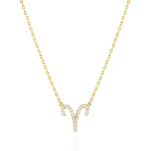 Diamond Horoscope Necklace