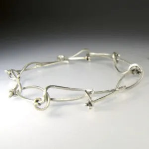 Doodle Leaf Chain Bracelet