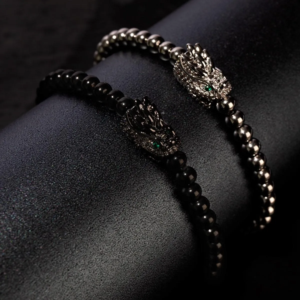 Dracarys | Silver | Crystal Dragon Charm Bracelet