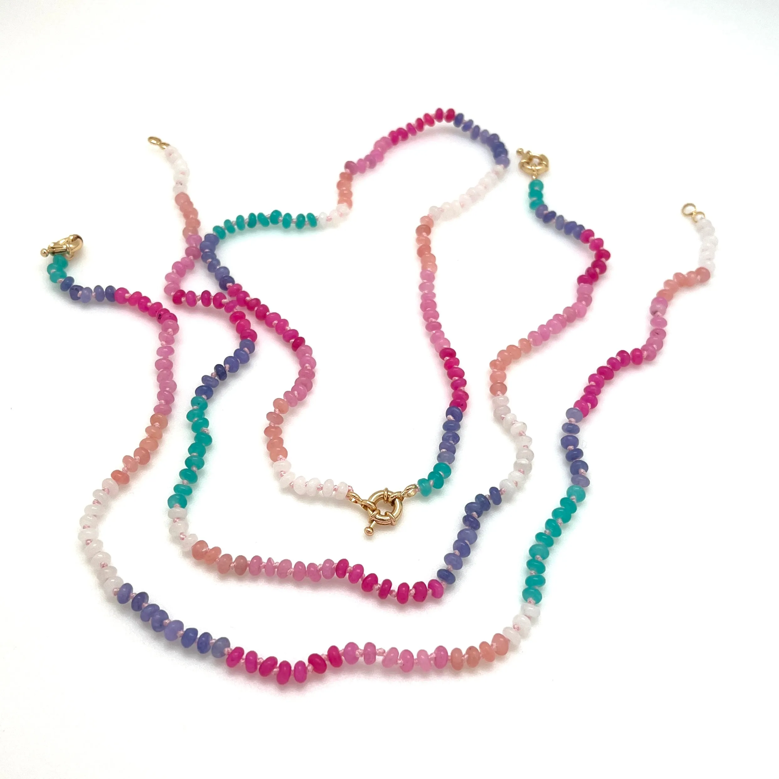 Dyed Jade Necklaces