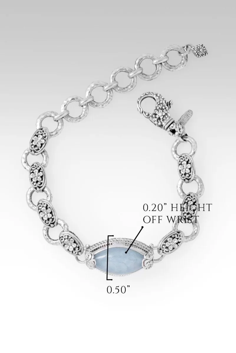 Flowering Resilience Bracelet™ in Aquamarine