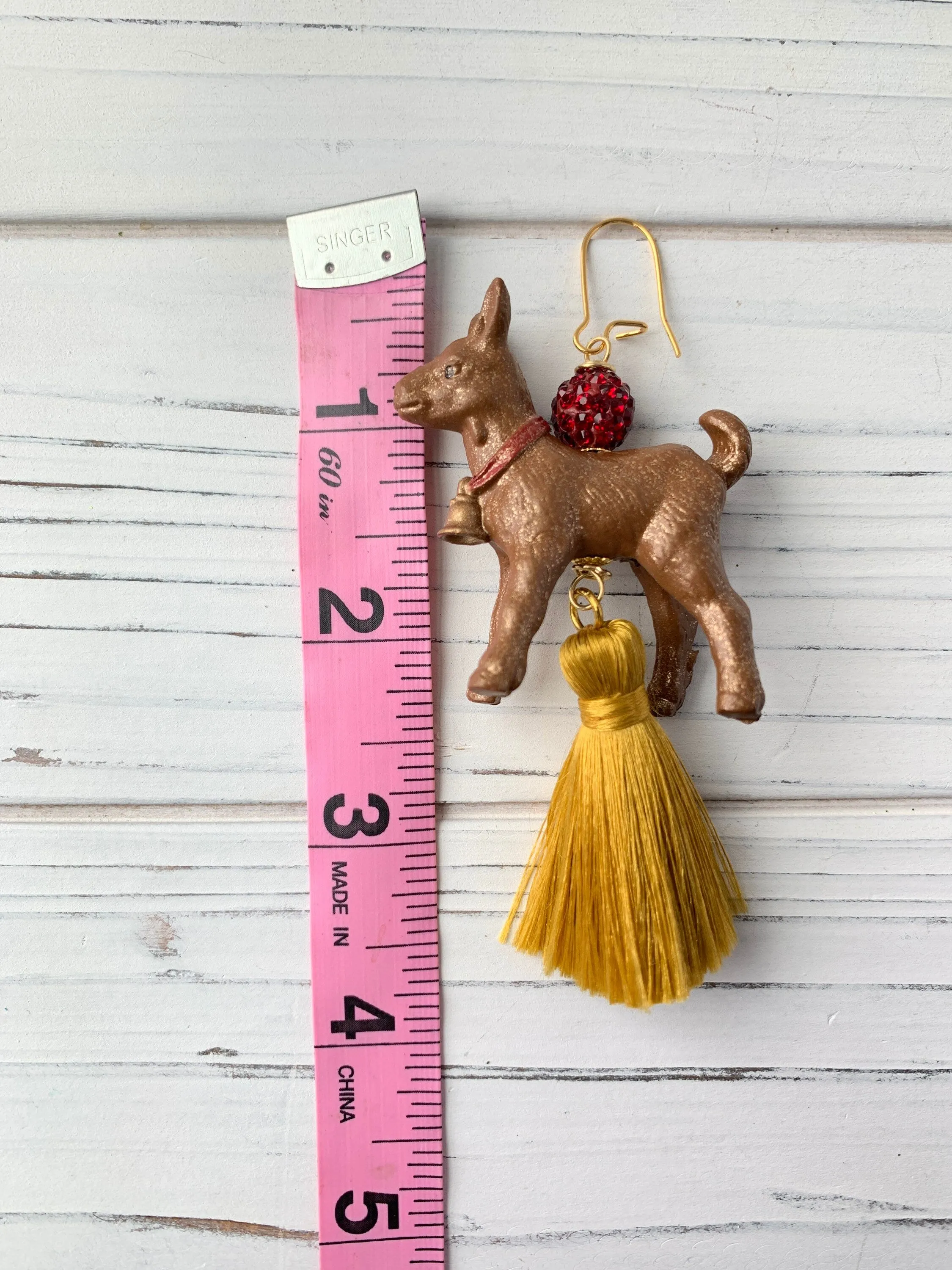 Franklin the Foal Tassel Earrings