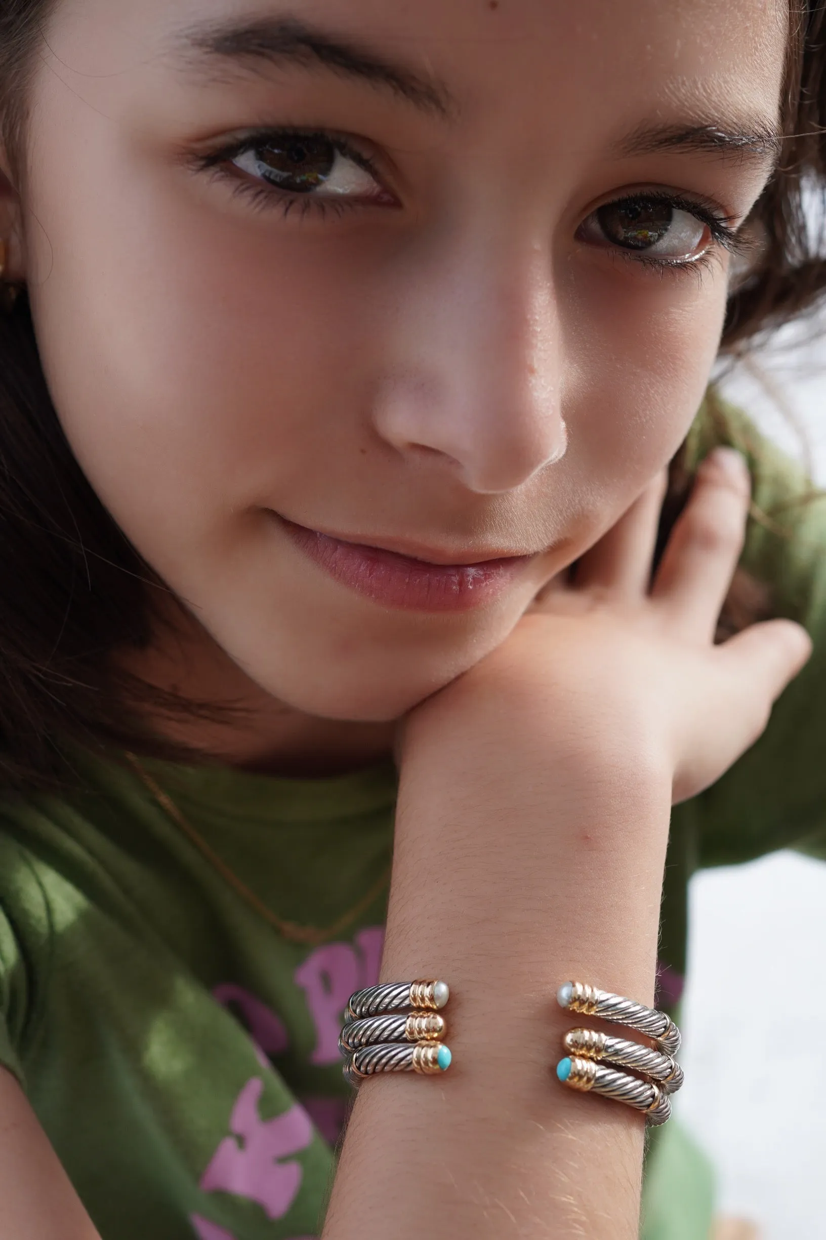 Girls Mini Twist Bangles