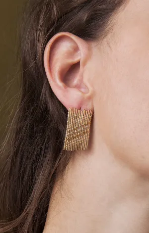 Gold Artisan Earrings