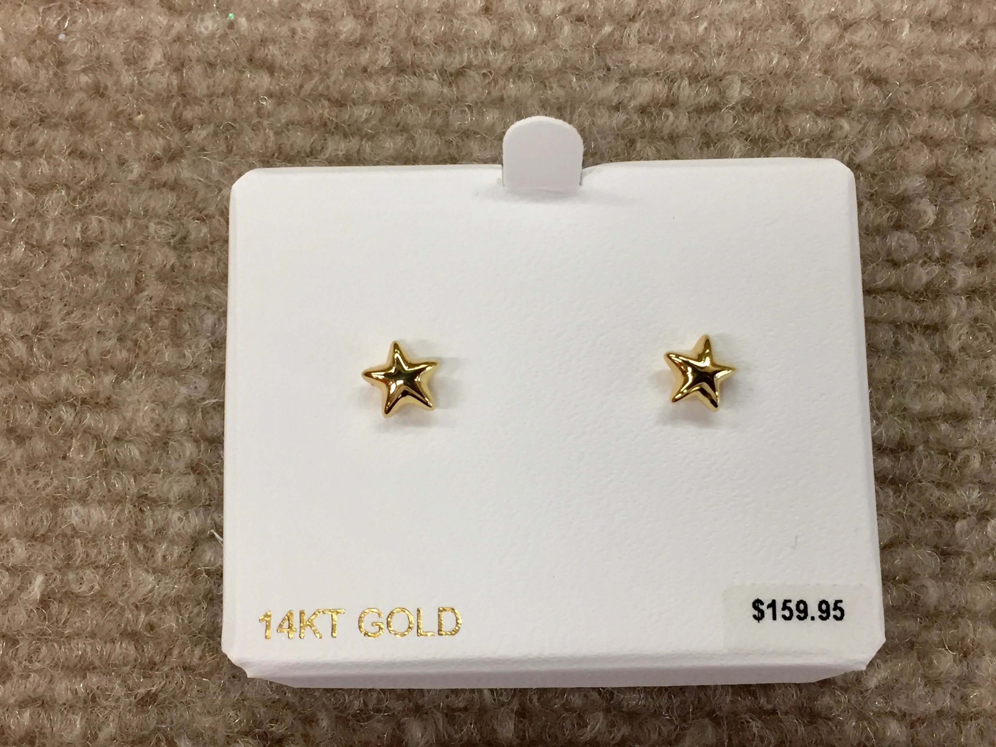 Gold Star Earrings