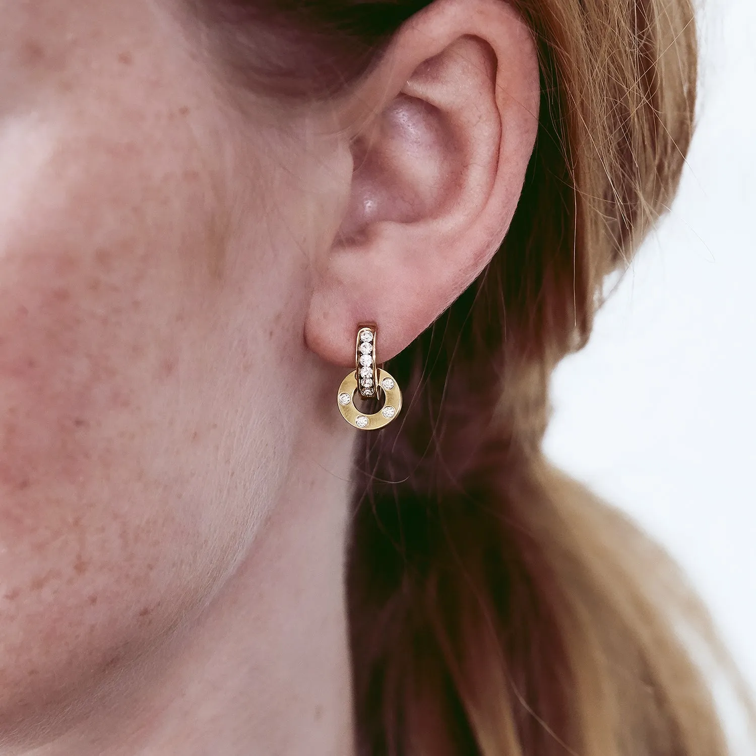 Ida Orbit Earrings Gold