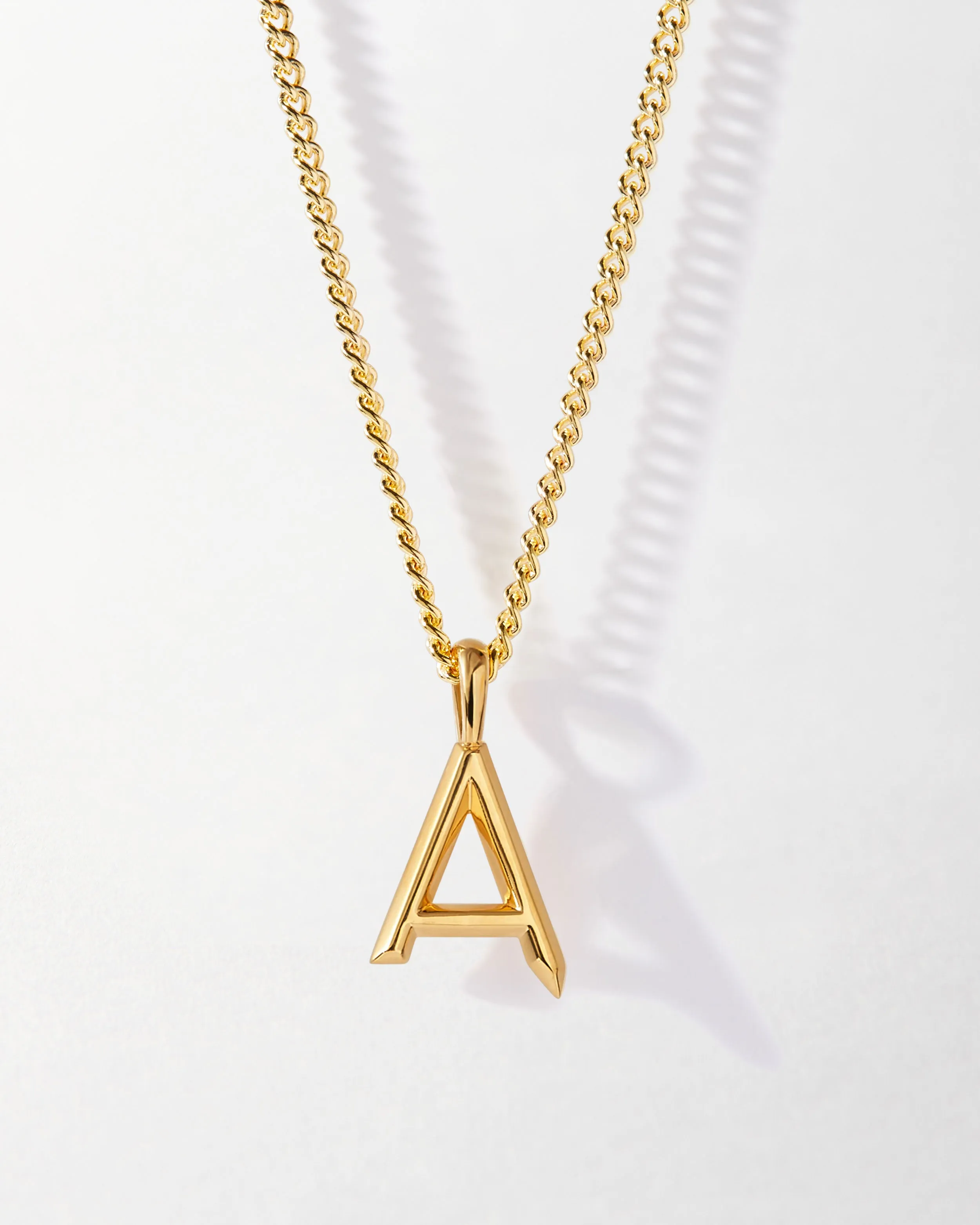 Initial Curb Necklace