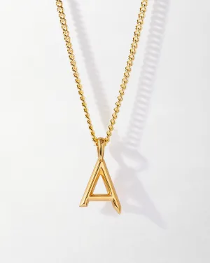 Initial Curb Necklace