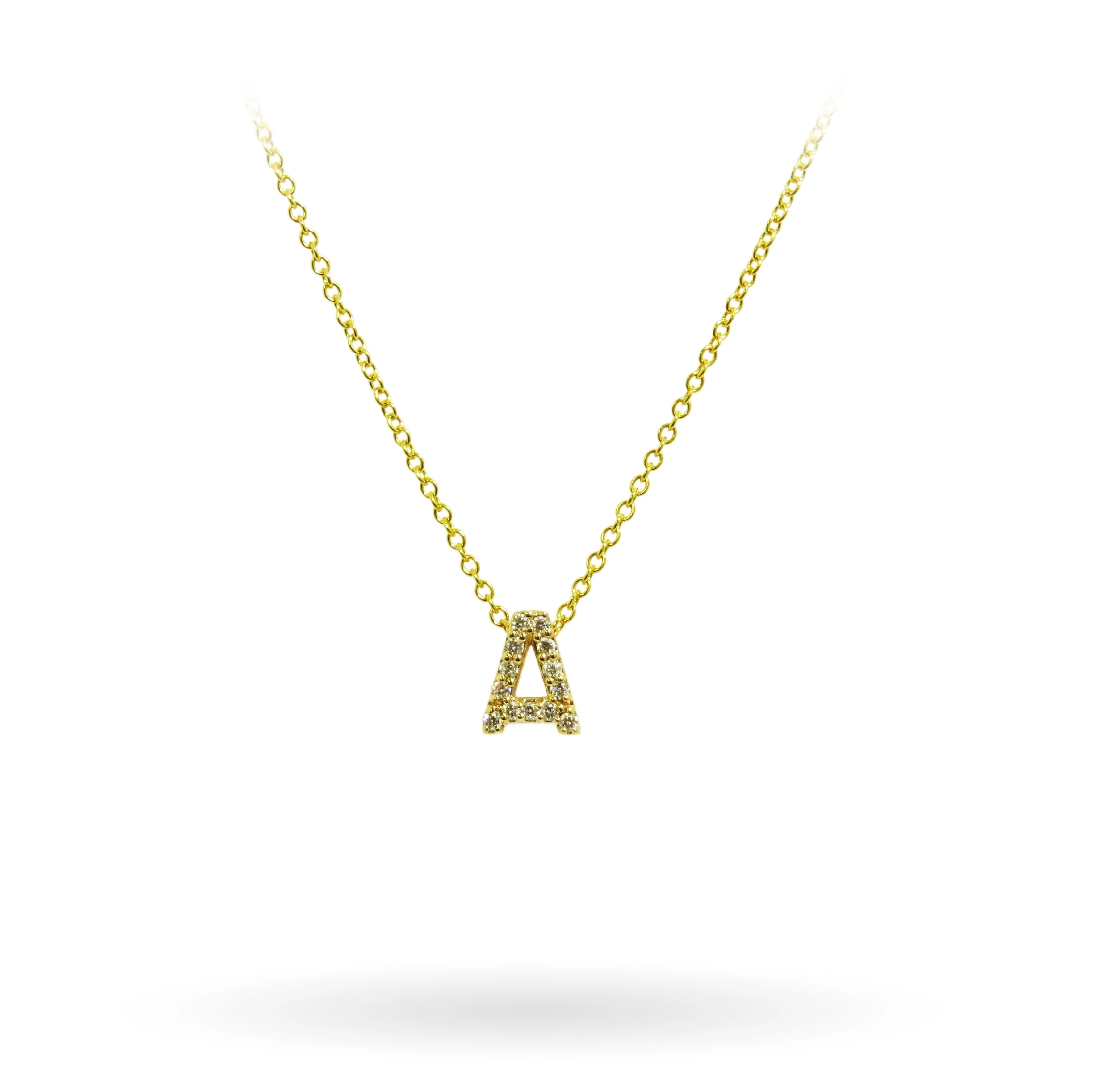 Initial "A" Necklace