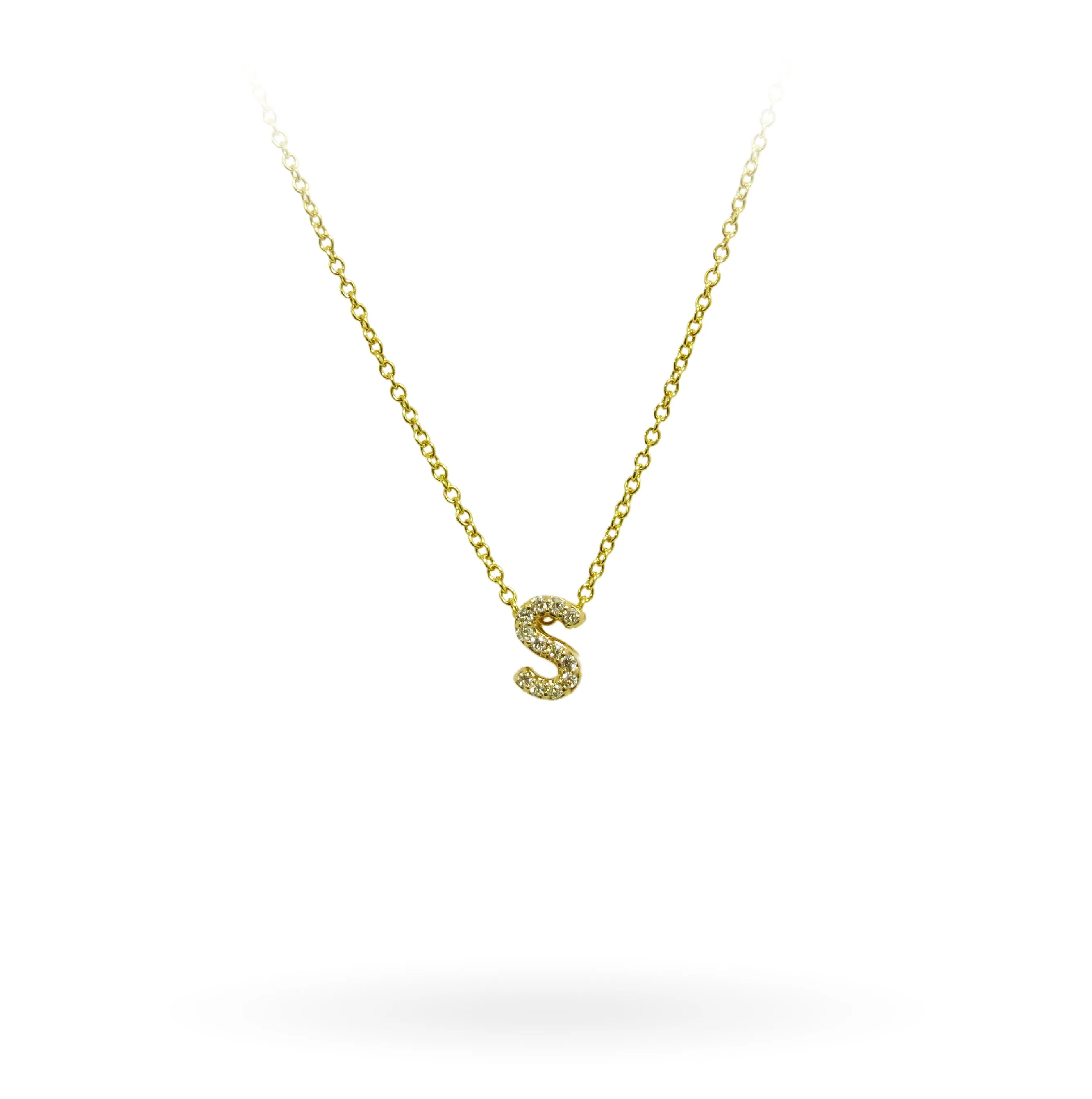 Initial "S" Necklace