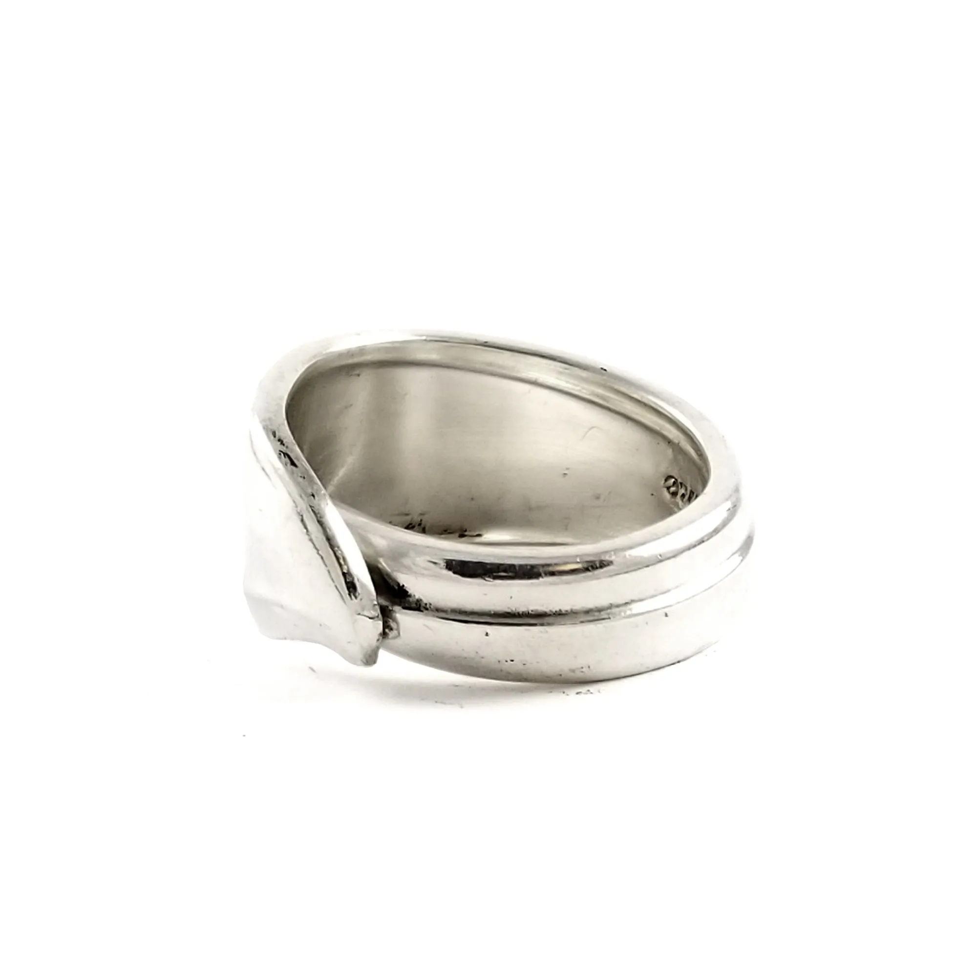 International Silver Springtime Spoon Ring