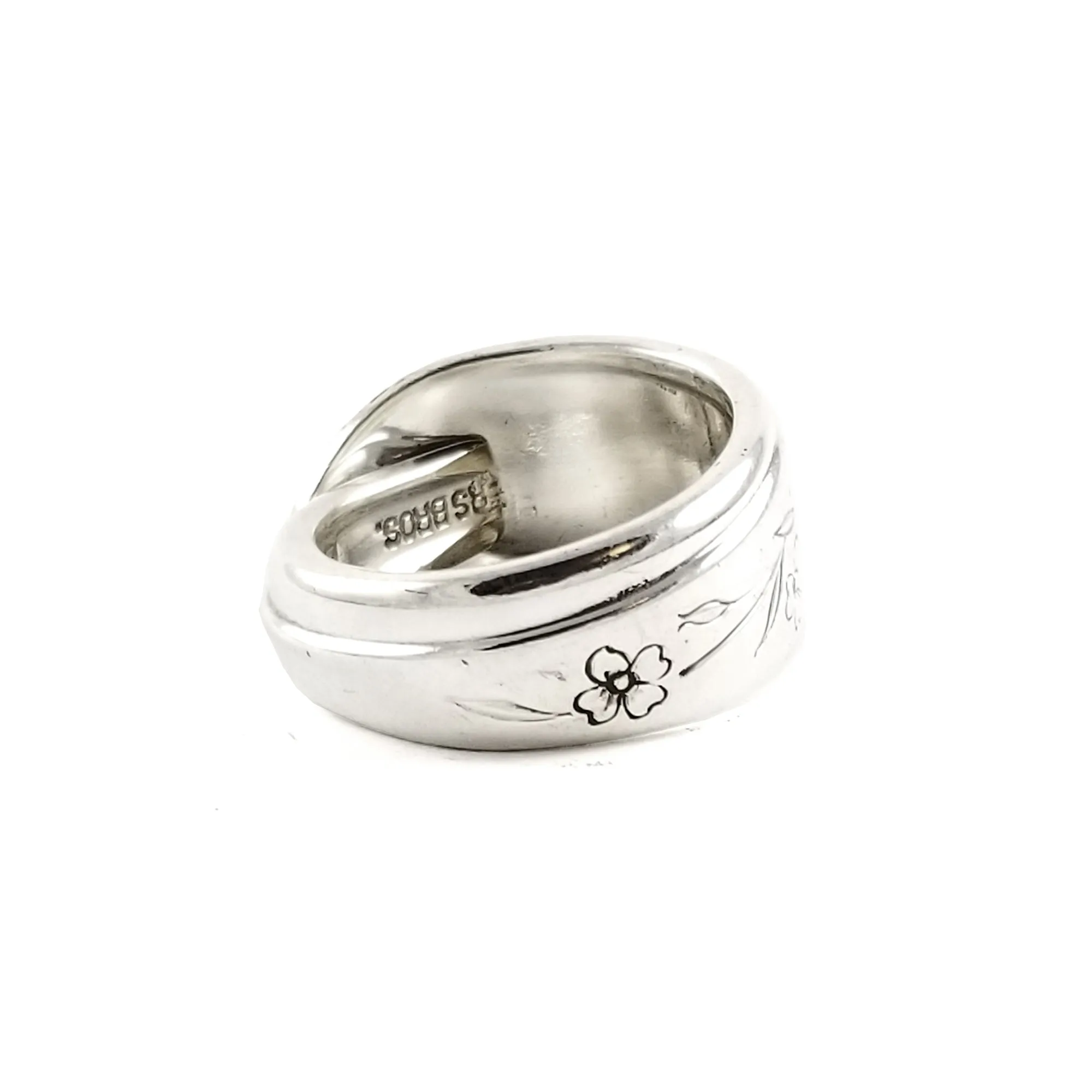 International Silver Springtime Spoon Ring