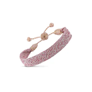 Izy n°1 Bracelet in Rose Gold Brick Red