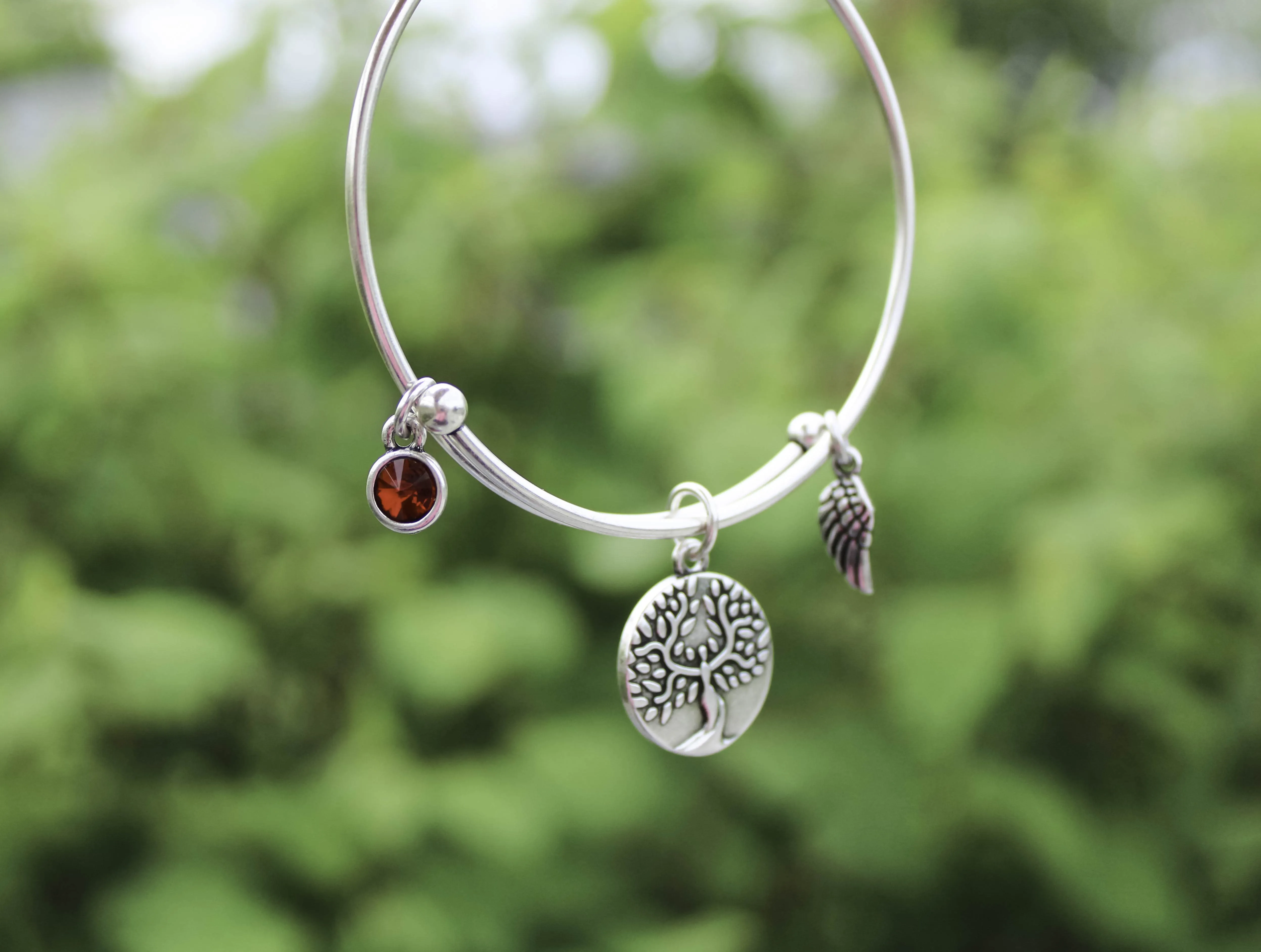 July - Ruby: Birthstone Bracelet