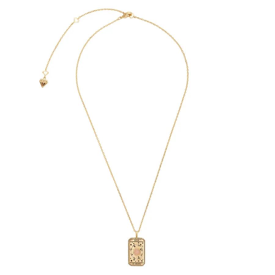 Le Soleil Gold Tarot Necklace