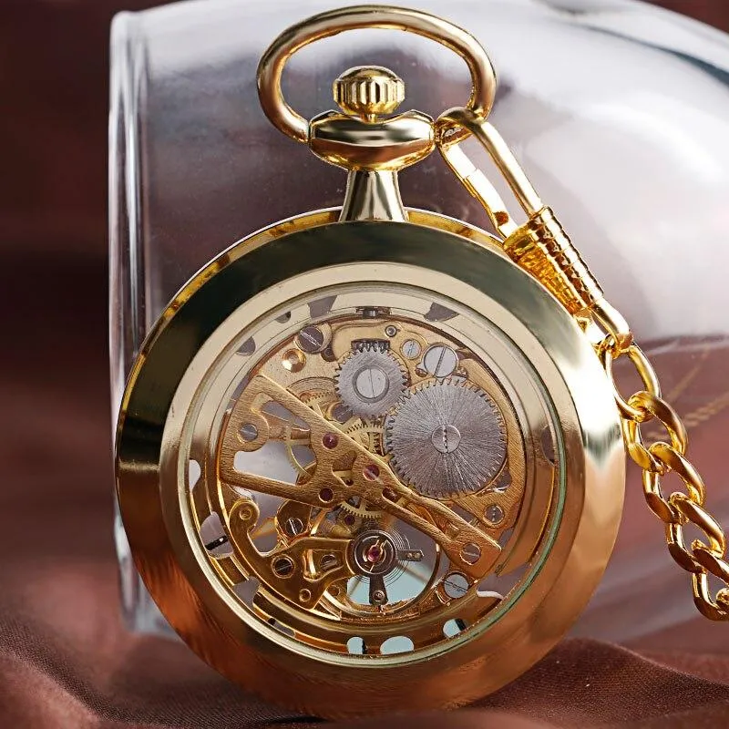 Leonardo Mechanical Skeleton Pocket Watch