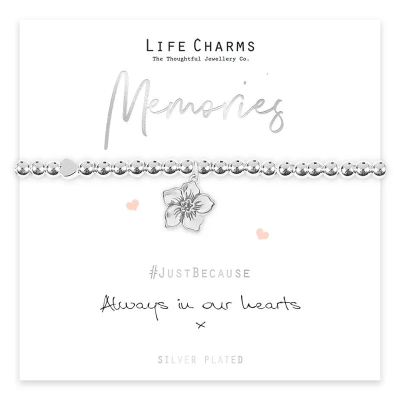 Life Charms Always in our hearts Bracelet