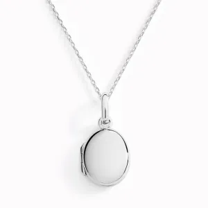 Locket Necklace Silver - Marte