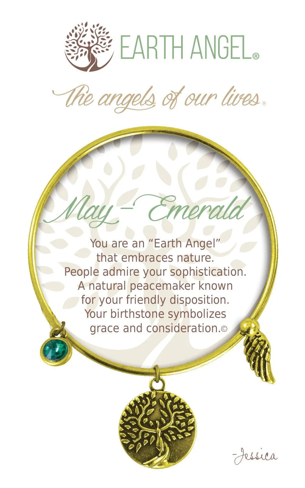 May – Emerald: Birthstone Bracelet