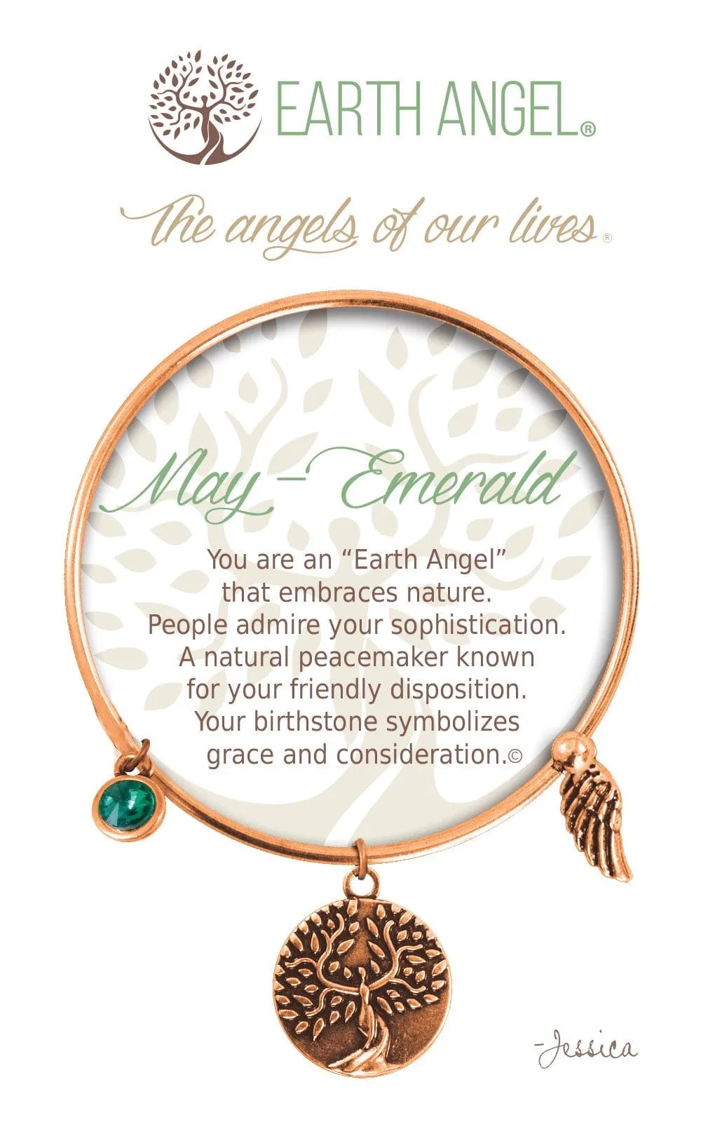 May – Emerald: Birthstone Bracelet