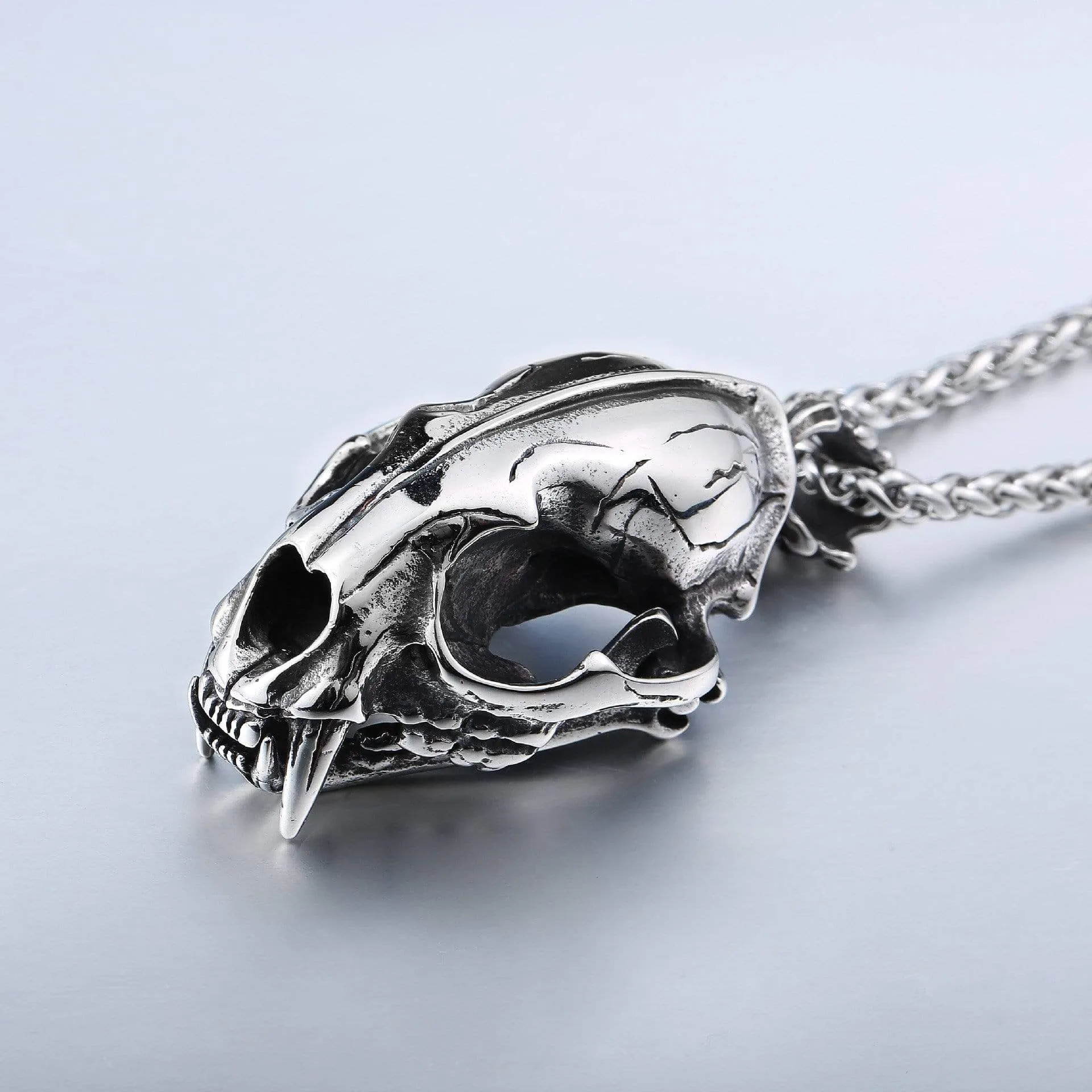 Men's Punk Ice Age Smilodon Necklaces