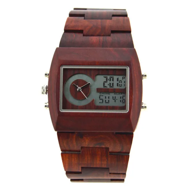 Multi function Square Case Link Watch