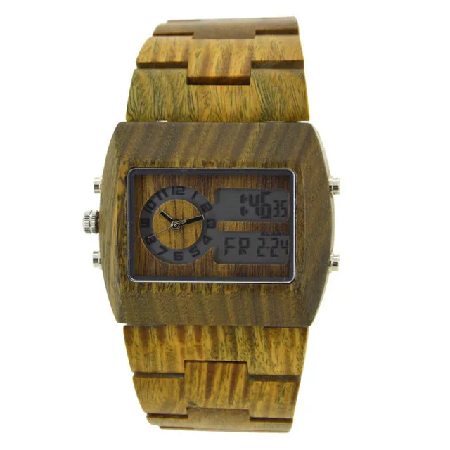 Multi function Square Case Link Watch