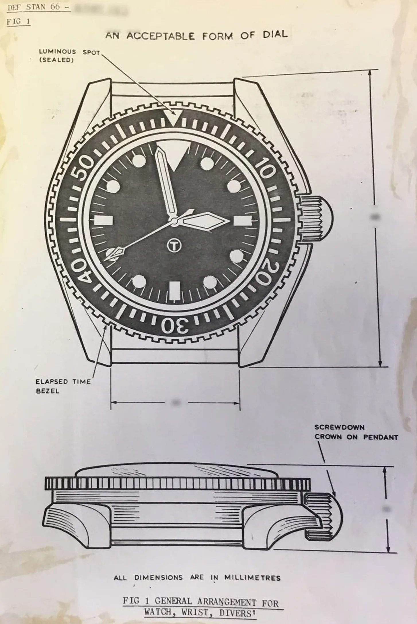 MWC Stainless Steel Automatic Military Divers Watch  - Tritium / GTLS Illumination, Sapphire Crystal and 60 Hour Power Reserve