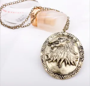 New Necklace A Song of Ice and Fire Direwolf Necklace Wolf Necklace Game of Thrones