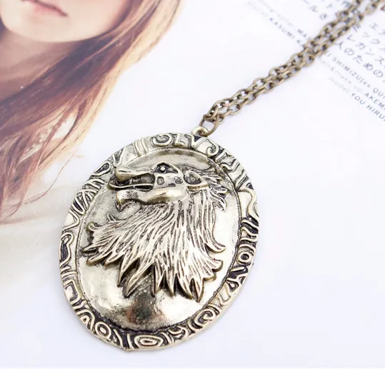 New Necklace A Song of Ice and Fire Direwolf Necklace Wolf Necklace Game of Thrones