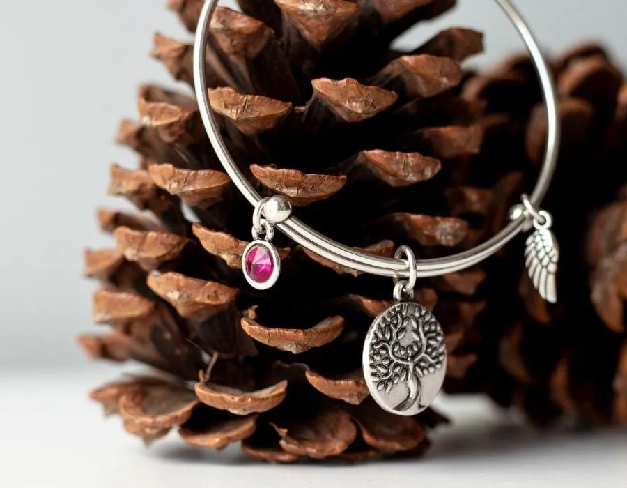 October - Rose: Birthstone Bracelet