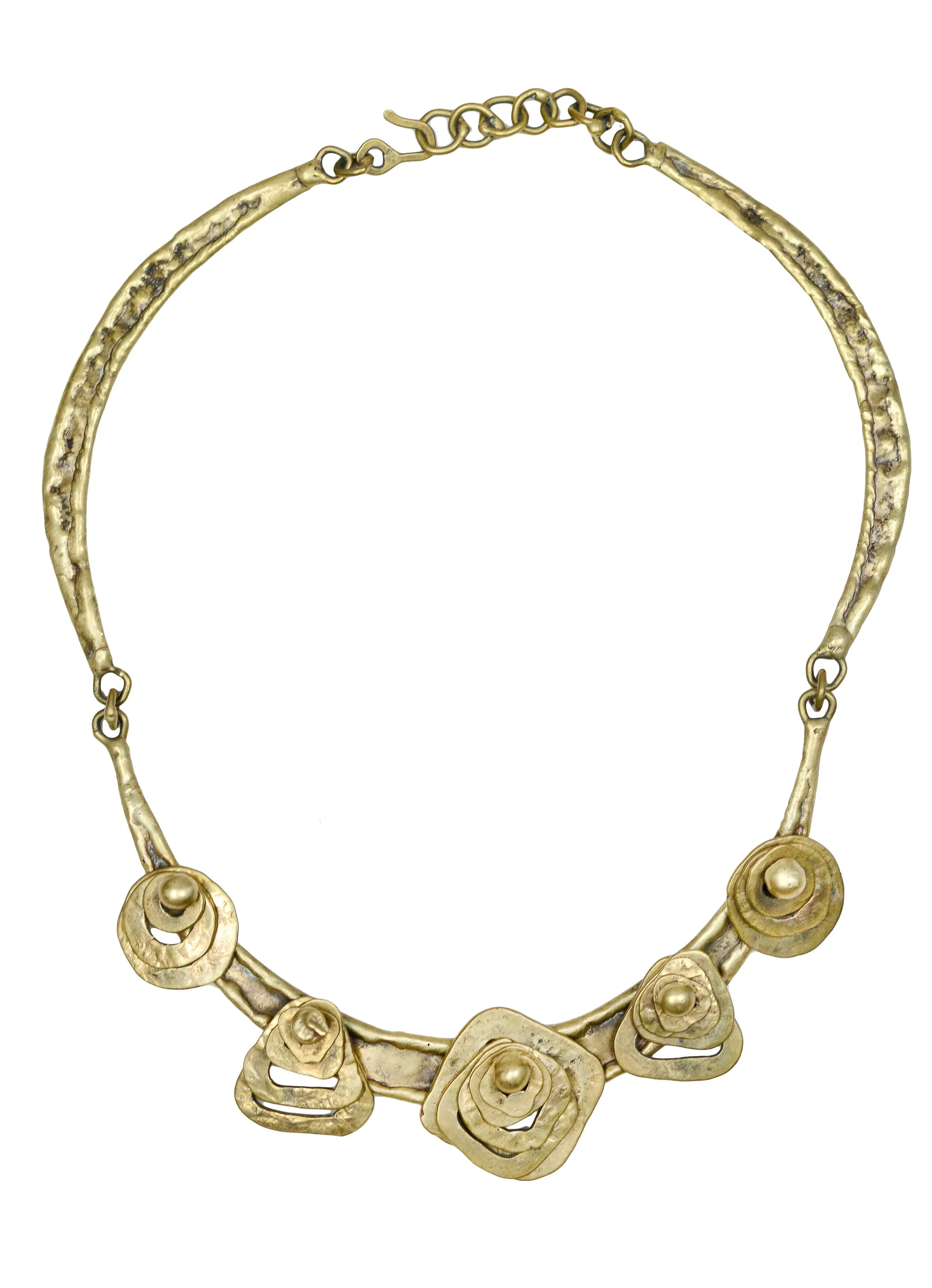 PAL KEPENYES BRONZE STACKED GEOMETRIC COLLAR