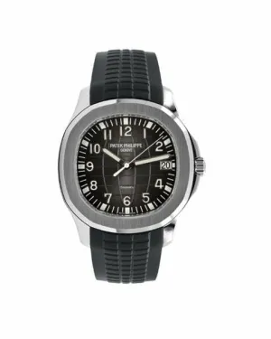 Tiffany & Co. Black Dial Patek Philippe Aquanaut 5167A-001 Luxury Watch