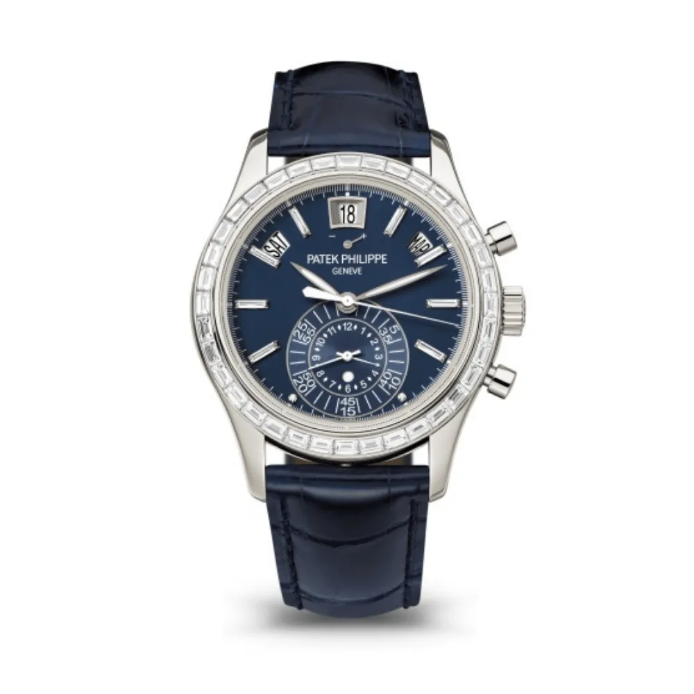 Patek Philippe Complications 5961P-001 Annual Calendar Platinum Baguette Blue Dial (2023)