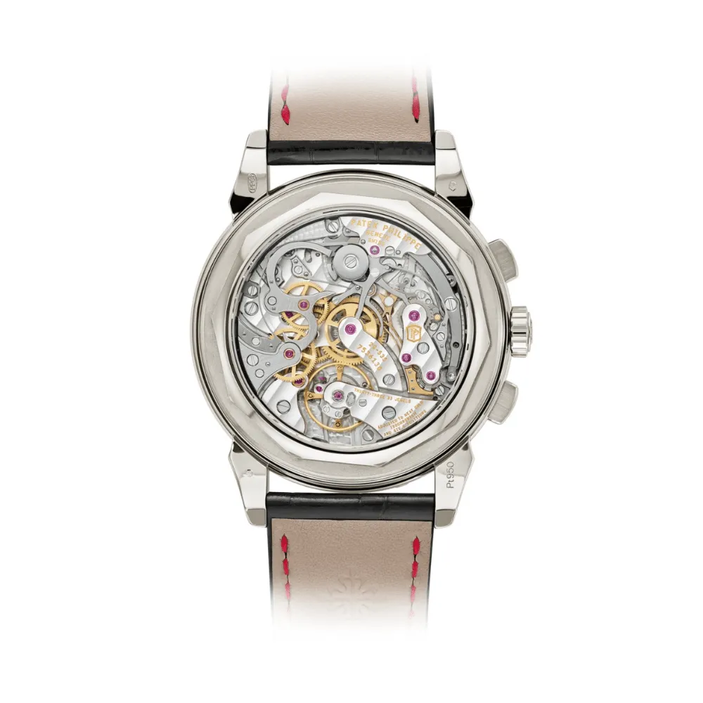 Patek Philippe 5271/12P-010 Grand Complications, Platinum Perpetual Calendar Chronograph with Baguette Rubies, 2023 Model