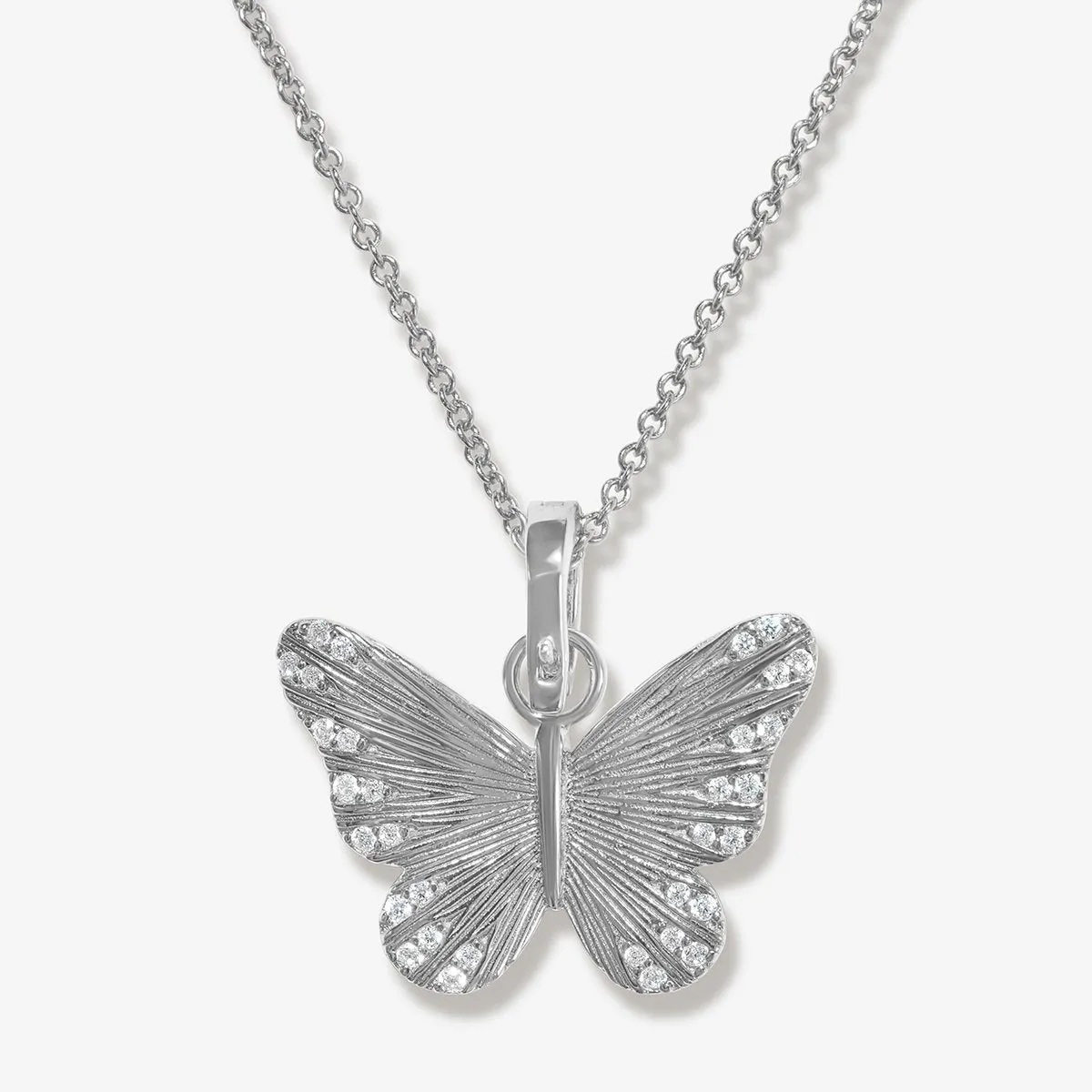 Pavel butterfly charm necklace