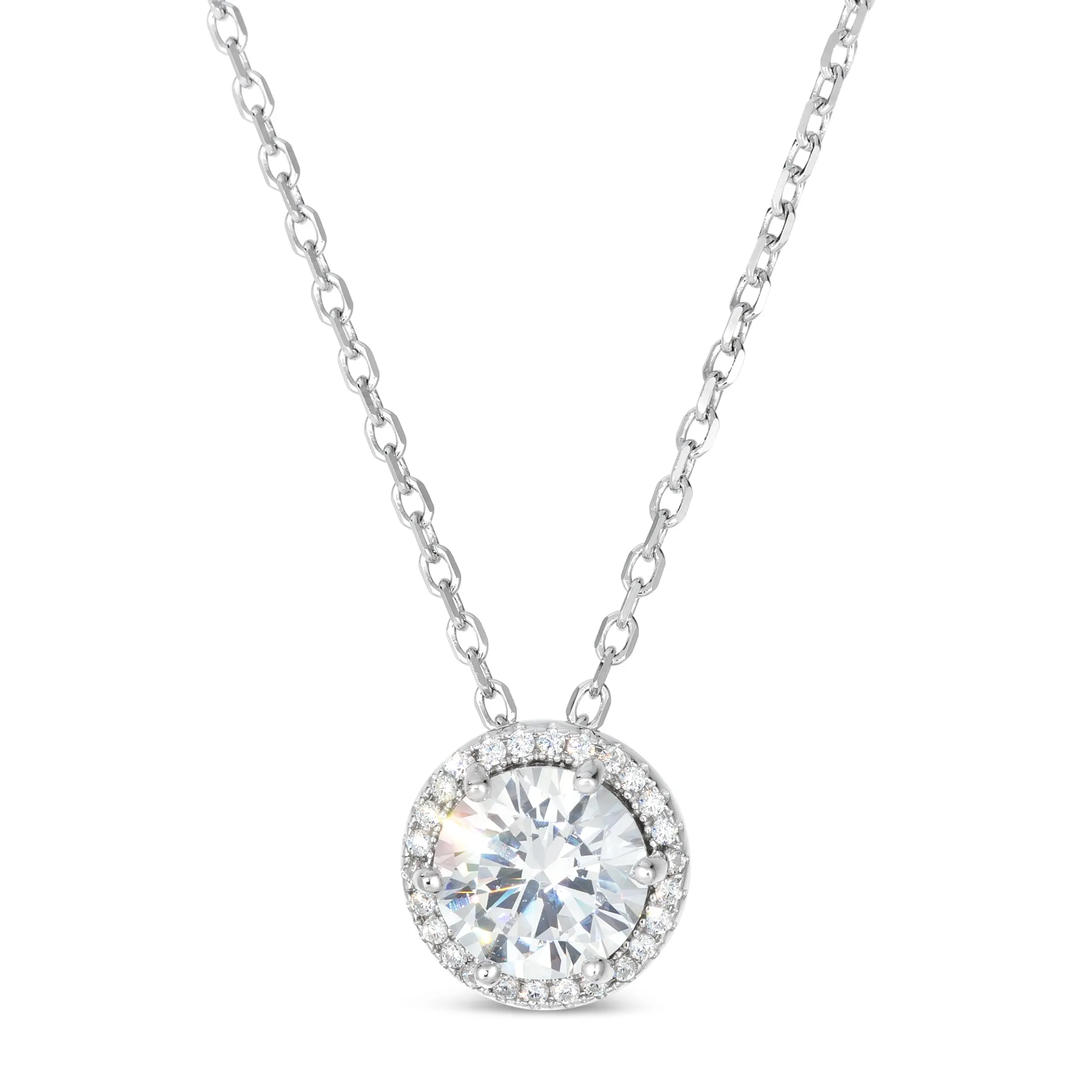 Perfect Halo 2 Carat Necklace