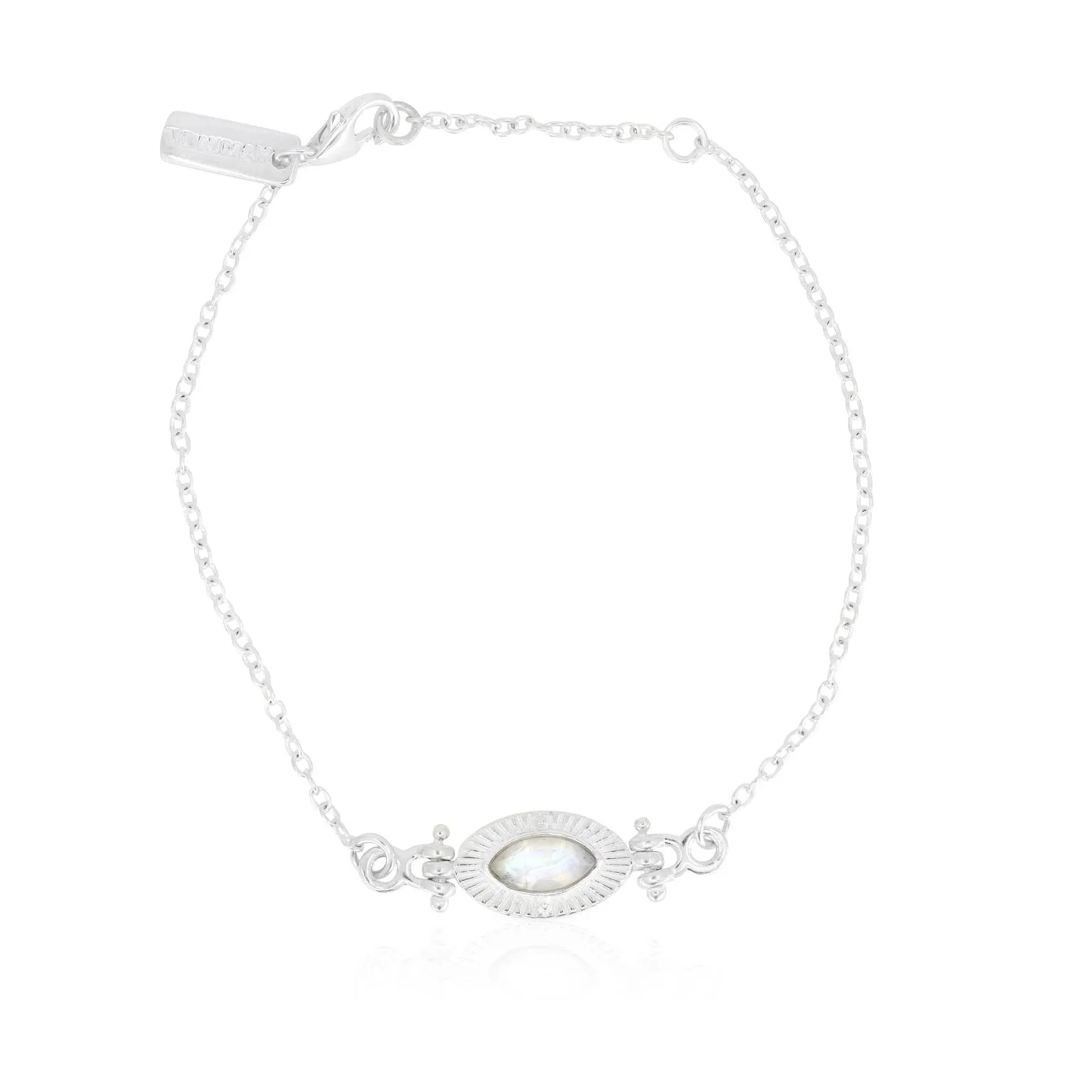 Radiance Moonstone Silver Bracelet