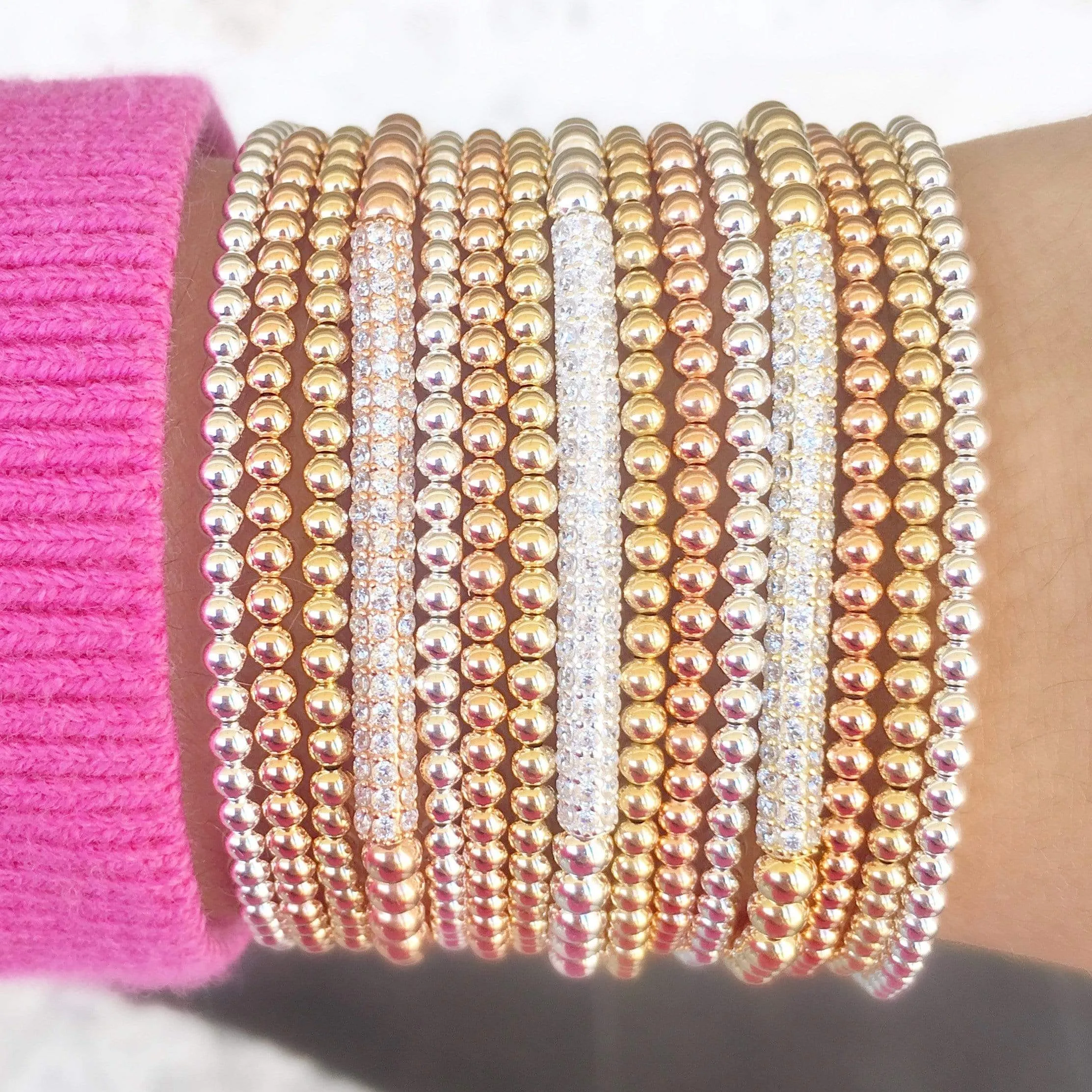 Ready, Set, Stack | Gold   Silver   Rose Gold Bracelet Set