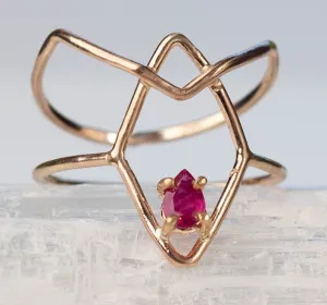 Ruby Shiva Ring