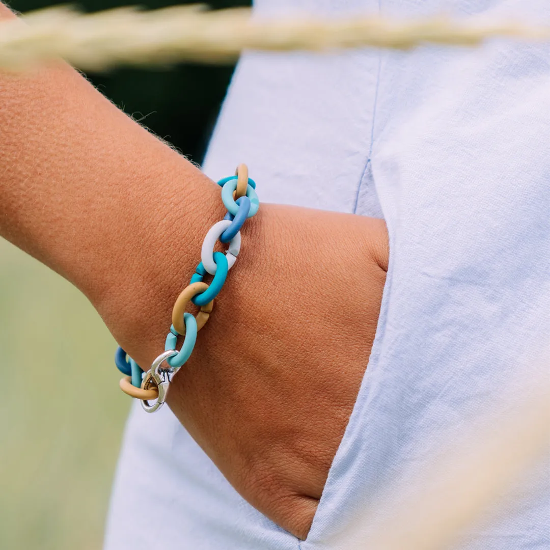 Sea Rainbow Silver Bracelet