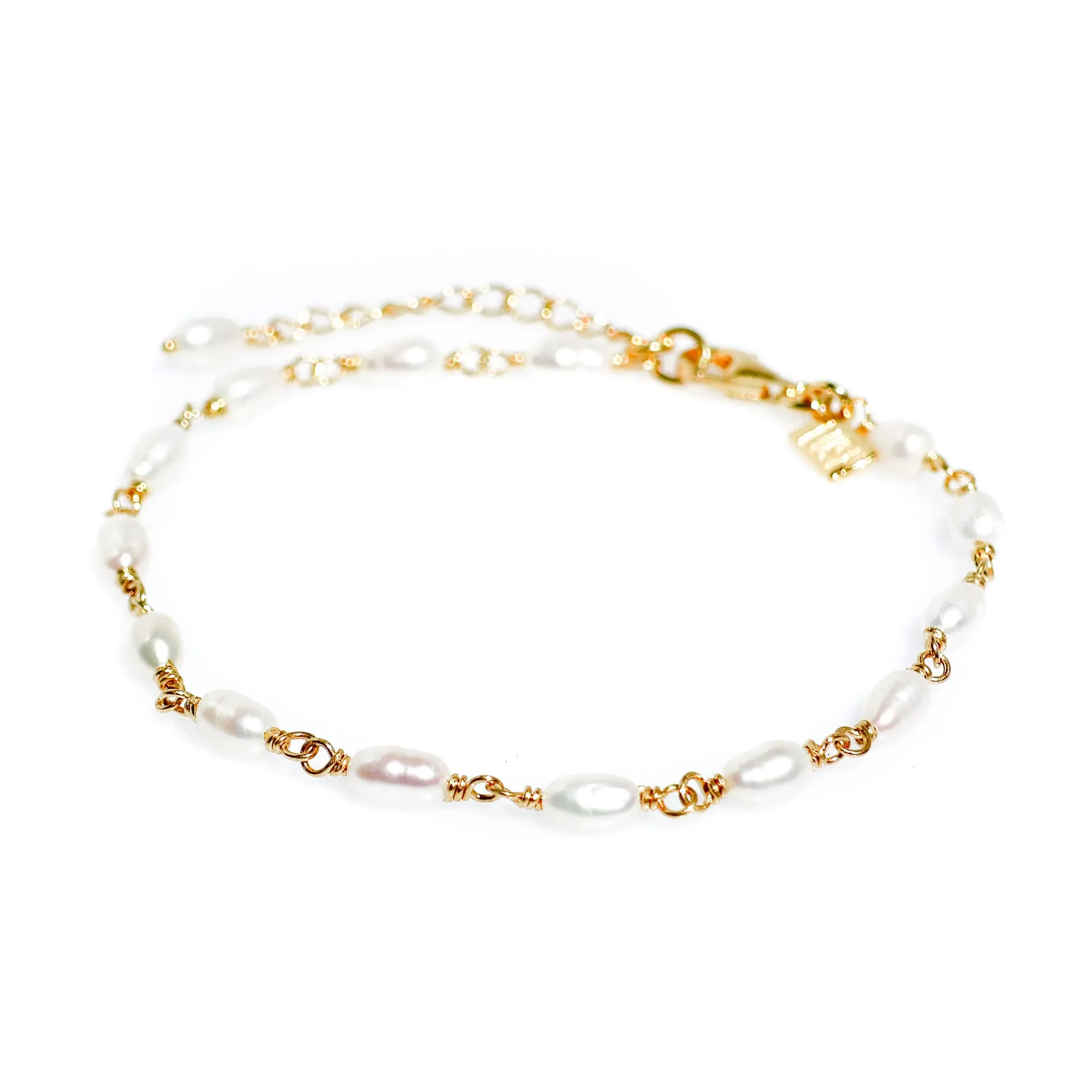 Seaside Bliss Pearl Bracelet Gold