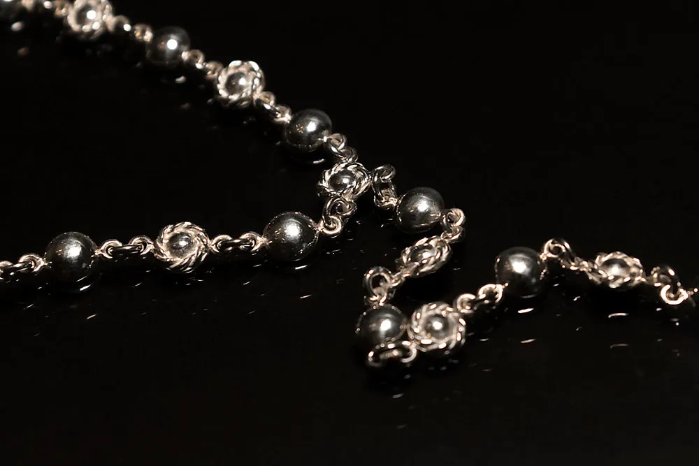 Sterling silver ring-chain bracelet “Lamara”