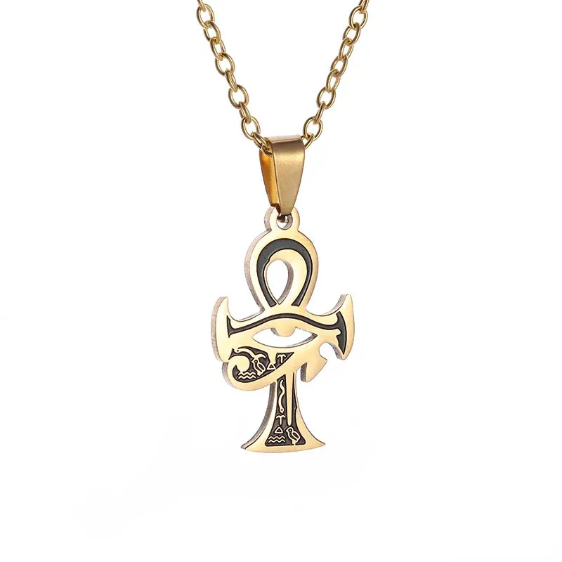 Stylish Pendants with an Ancient Egyptian-Inspired Eye of Horus Design, Offering Protection and Spiritual Significance for Men and Women