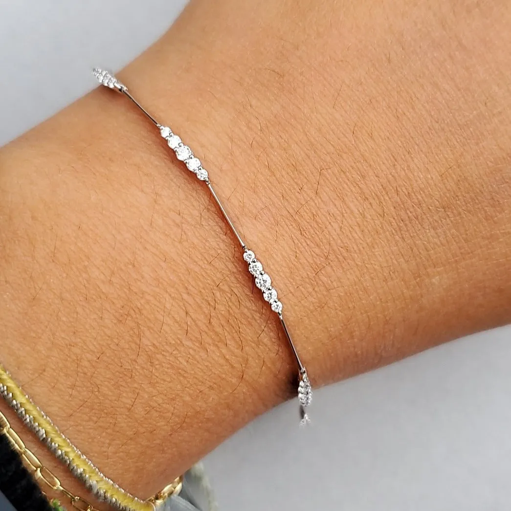 Taper Diamond Bracelet