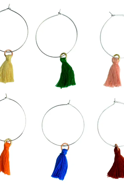 Tassel Wine Charms