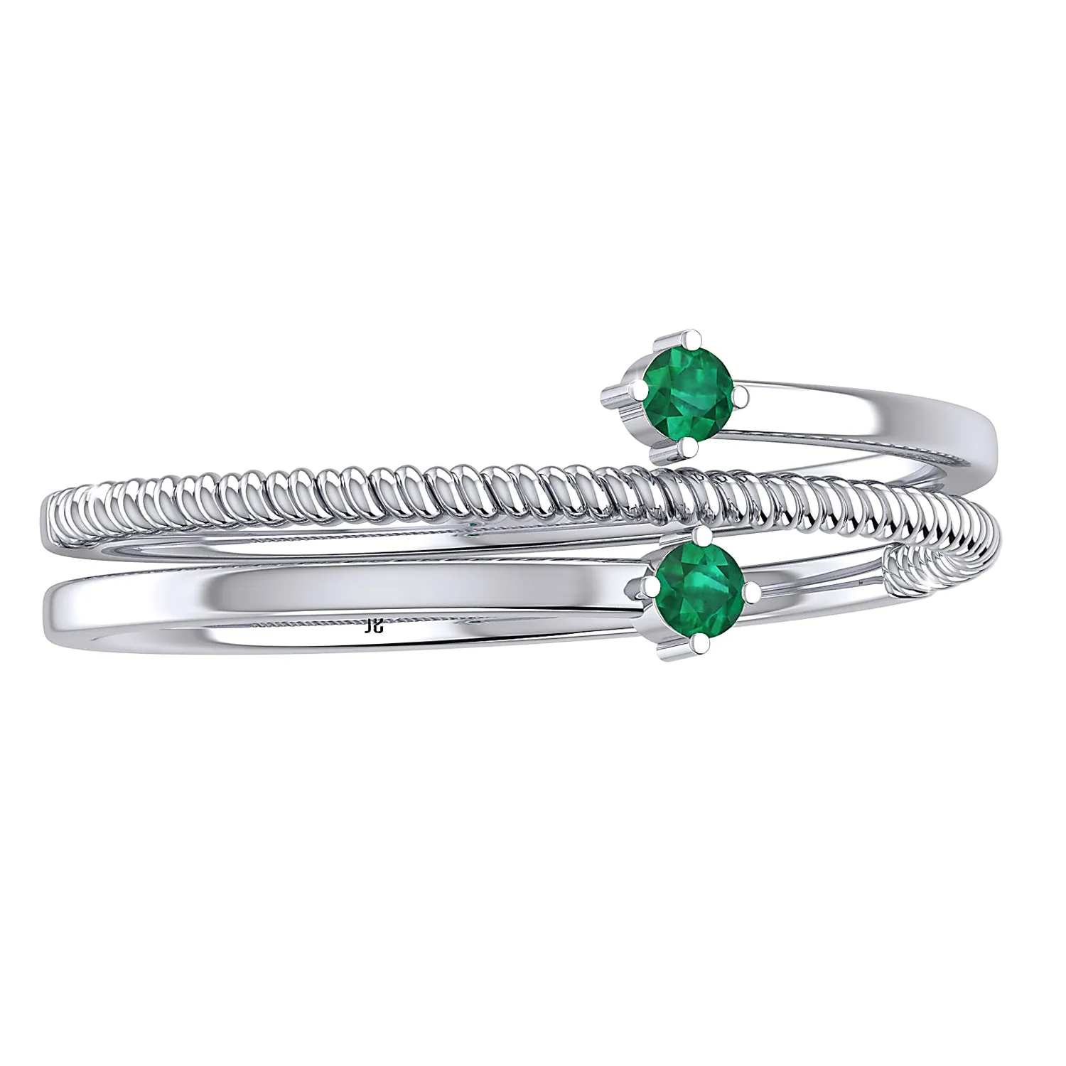 THE GREEN TWIST TOE RING