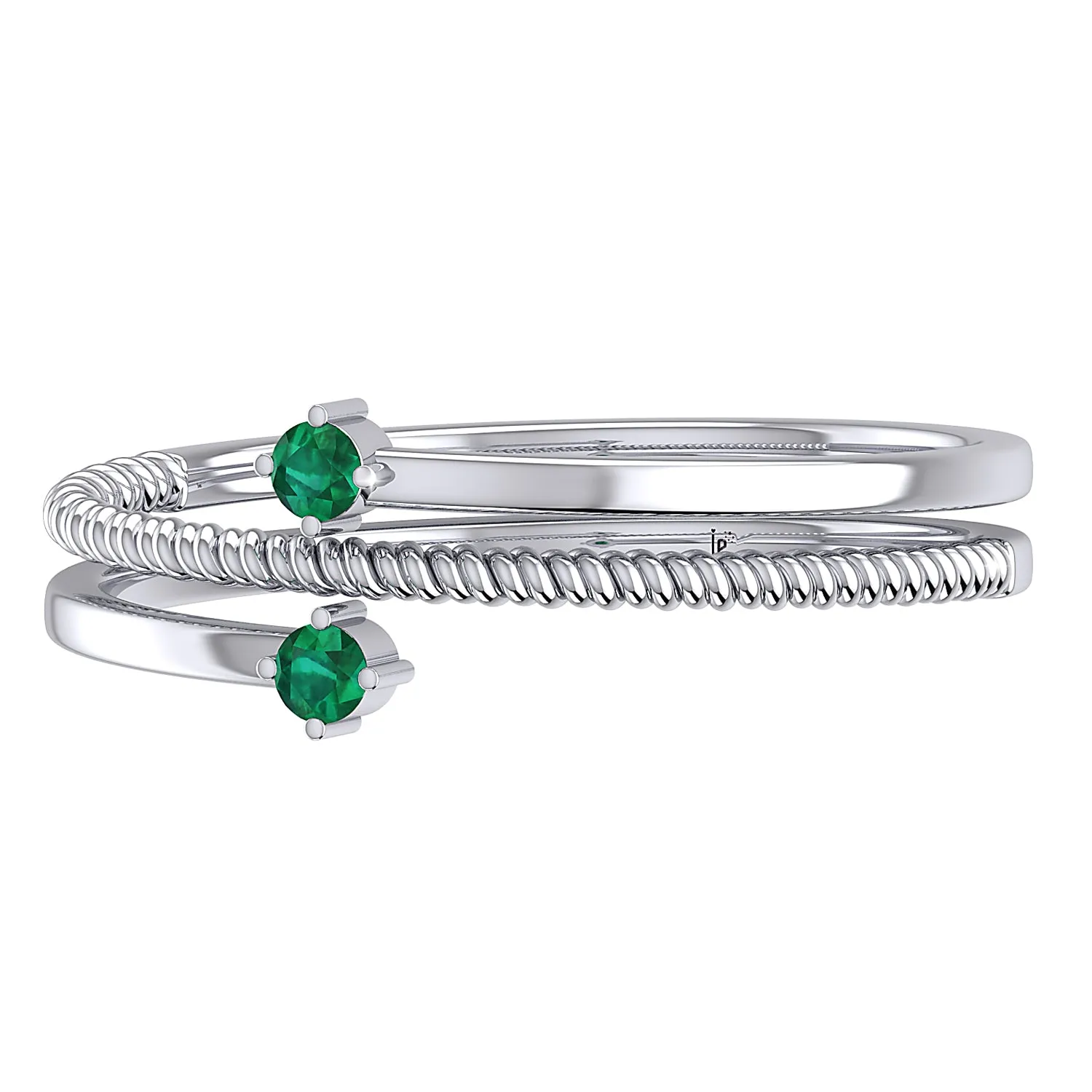 THE GREEN TWIST TOE RING